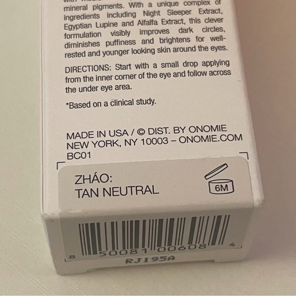REVOLVE Onomie Bright Concealing Elixir Dark Circle Corrector ZHÁO Tan Neutral - Picture 6 of 7